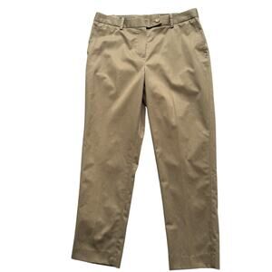 Brooks Brothers Olive Green Advantage Chino Stretch Pants Size 10